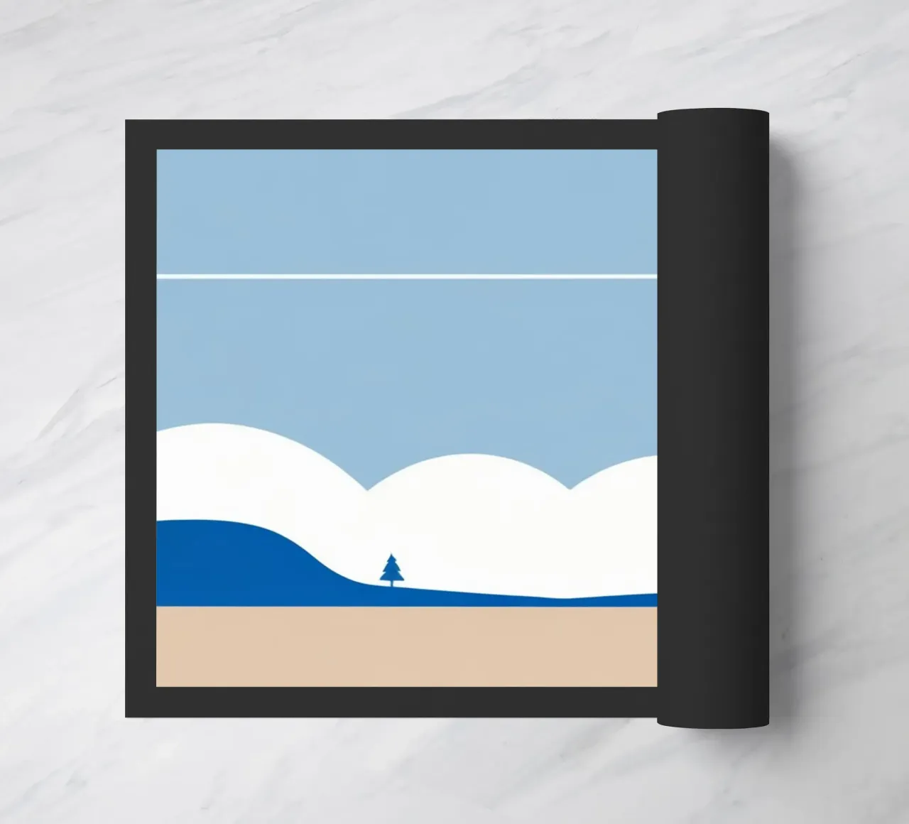 Semplice linea orizzontale che divide la composizione zerbino da LIFESTYLE OBJECTS