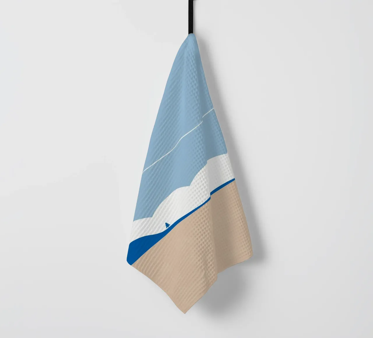 Ligne horizontale simple divisant la composition torchon de LIFESTYLE OBJECTS