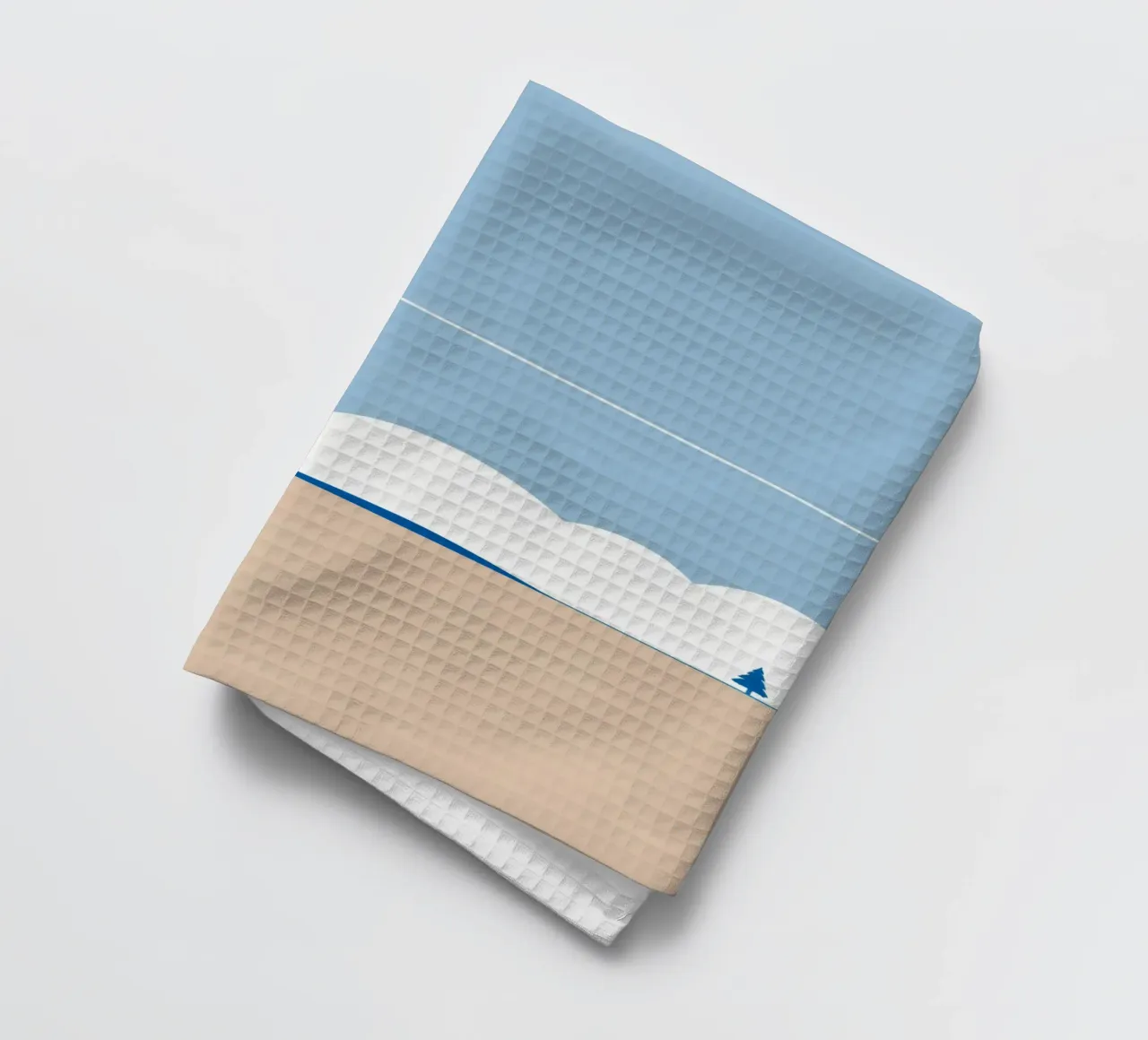 Ligne horizontale simple divisant la composition torchon de LIFESTYLE OBJECTS
