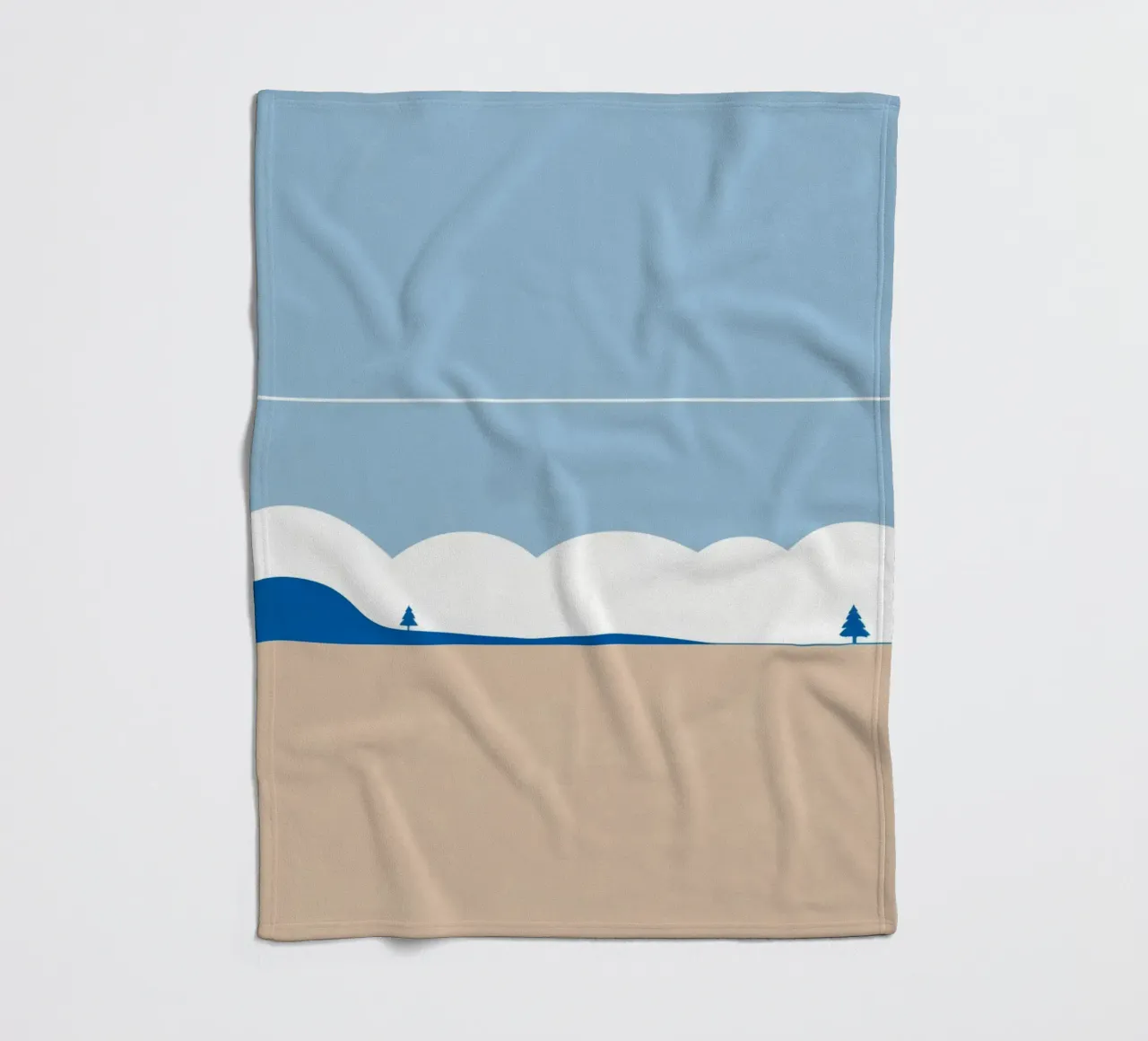 Semplice linea orizzontale che divide la composizione coperta in pile da LIFESTYLE OBJECTS