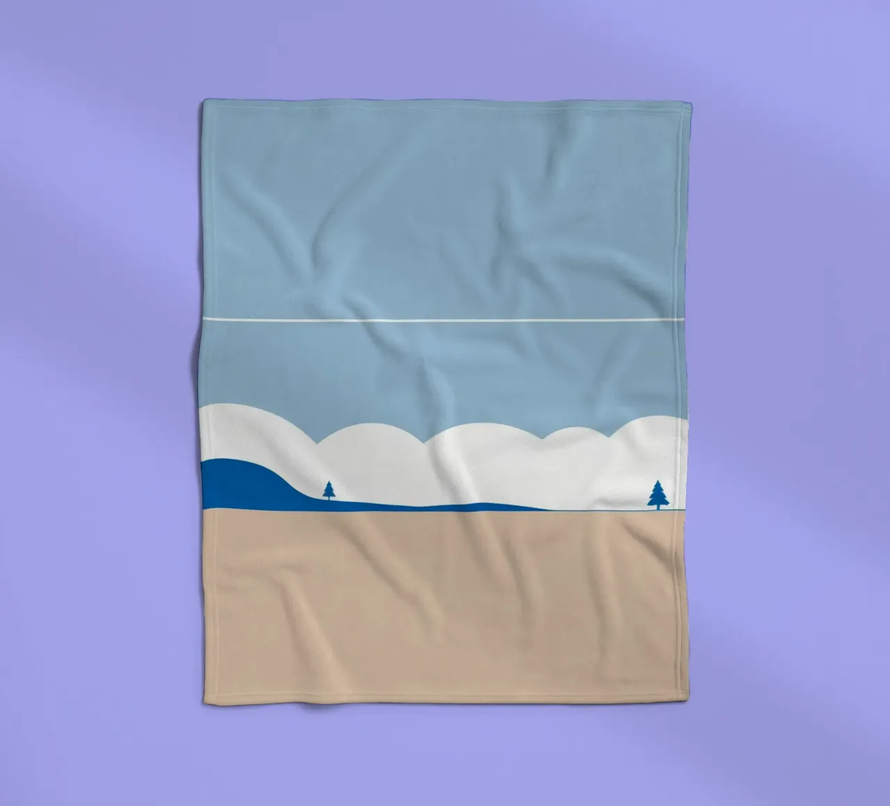 Semplice linea orizzontale che divide la composizione coperta in pile da LIFESTYLE OBJECTS