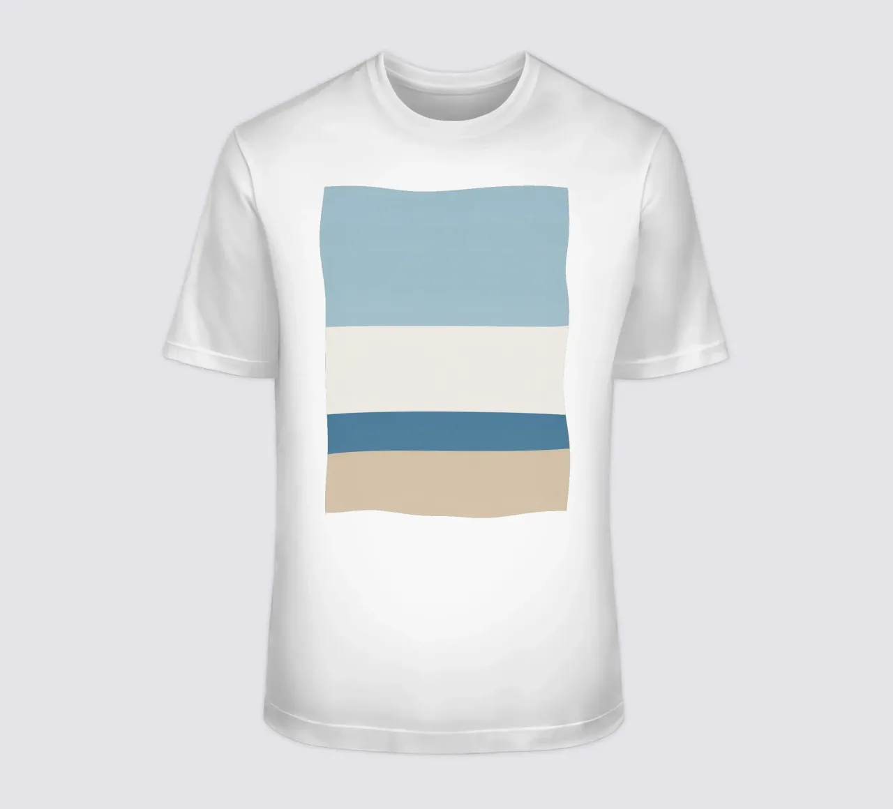 Semplice linea orizzontale che divide la composizione t-shirt da LIFESTYLE OBJECTS