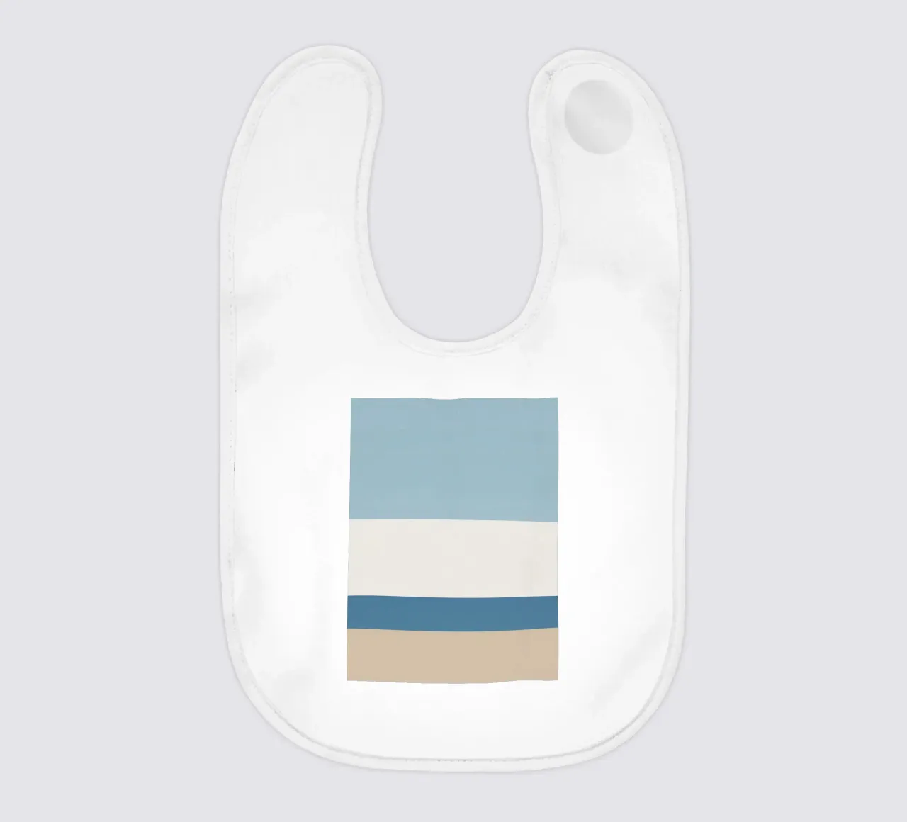 Semplice linea orizzontale che divide la composizione bavaglino da LIFESTYLE OBJECTS