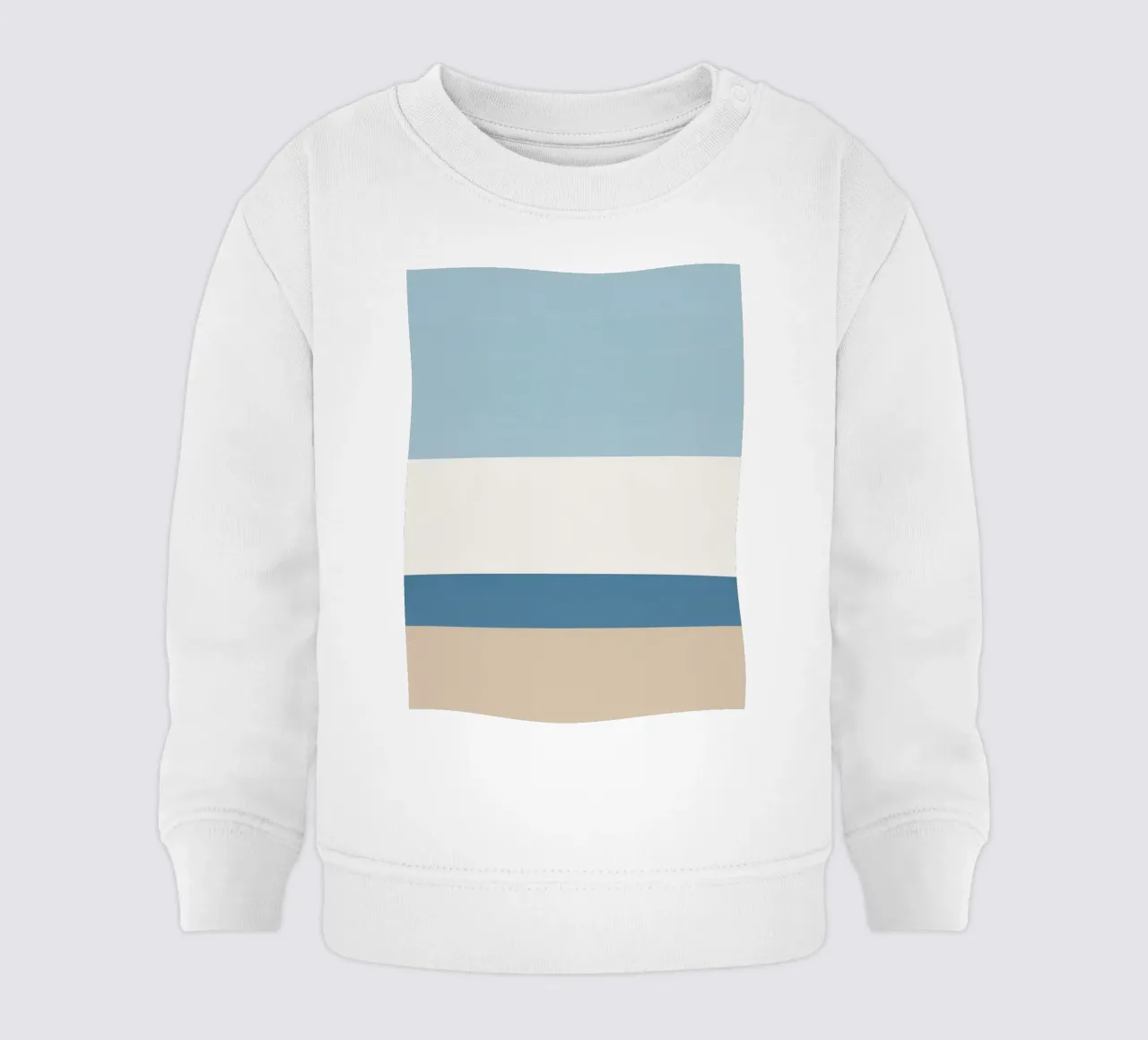 Semplice linea orizzontale che divide la composizione felpa neonato da LIFESTYLE OBJECTS