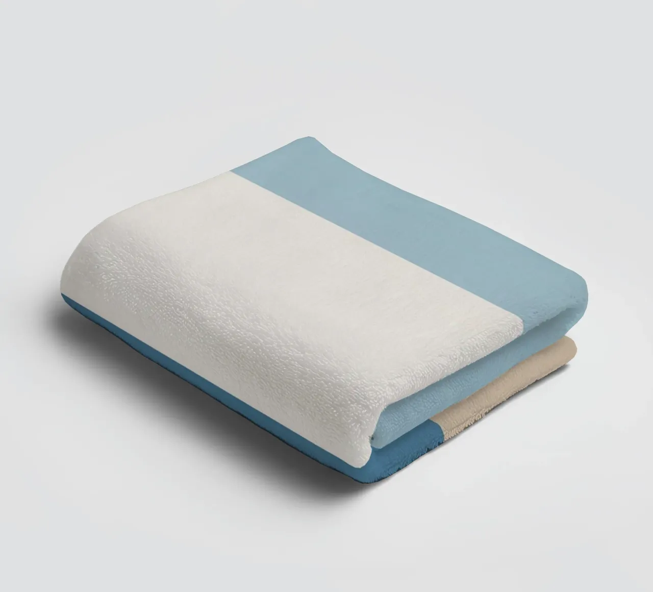 Semplice linea orizzontale che divide la composizione asciugamano da bagno da LIFESTYLE OBJECTS