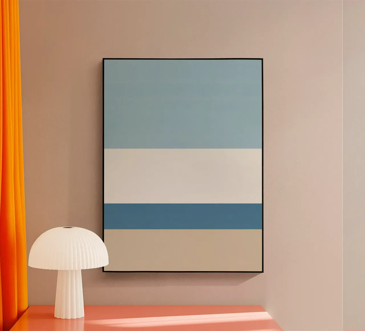 Semplice linea orizzontale che divide la composizione plexiglass da LIFESTYLE OBJECTS