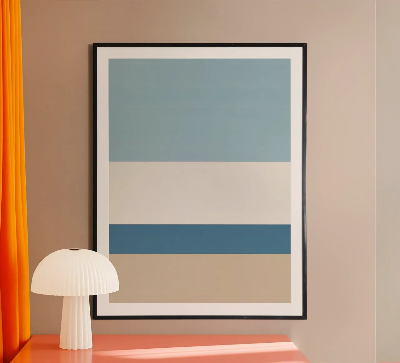 Semplice linea orizzontale che divide la composizione carta hahnemühle da LIFESTYLE OBJECTS