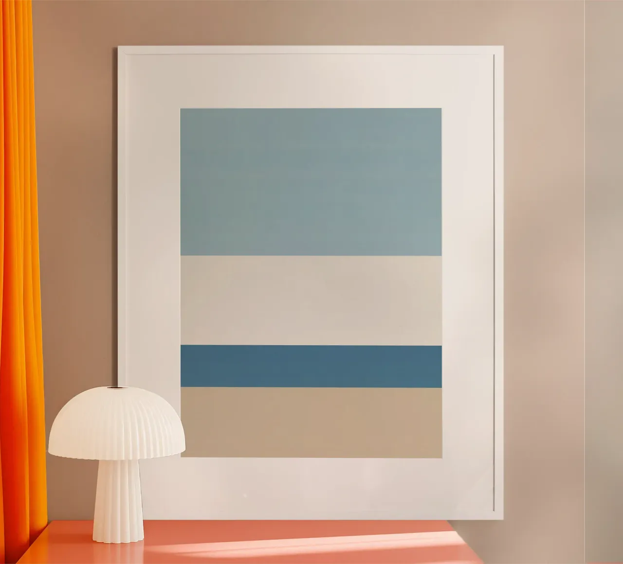 Semplice linea orizzontale che divide la composizione carta hahnemühle da LIFESTYLE OBJECTS