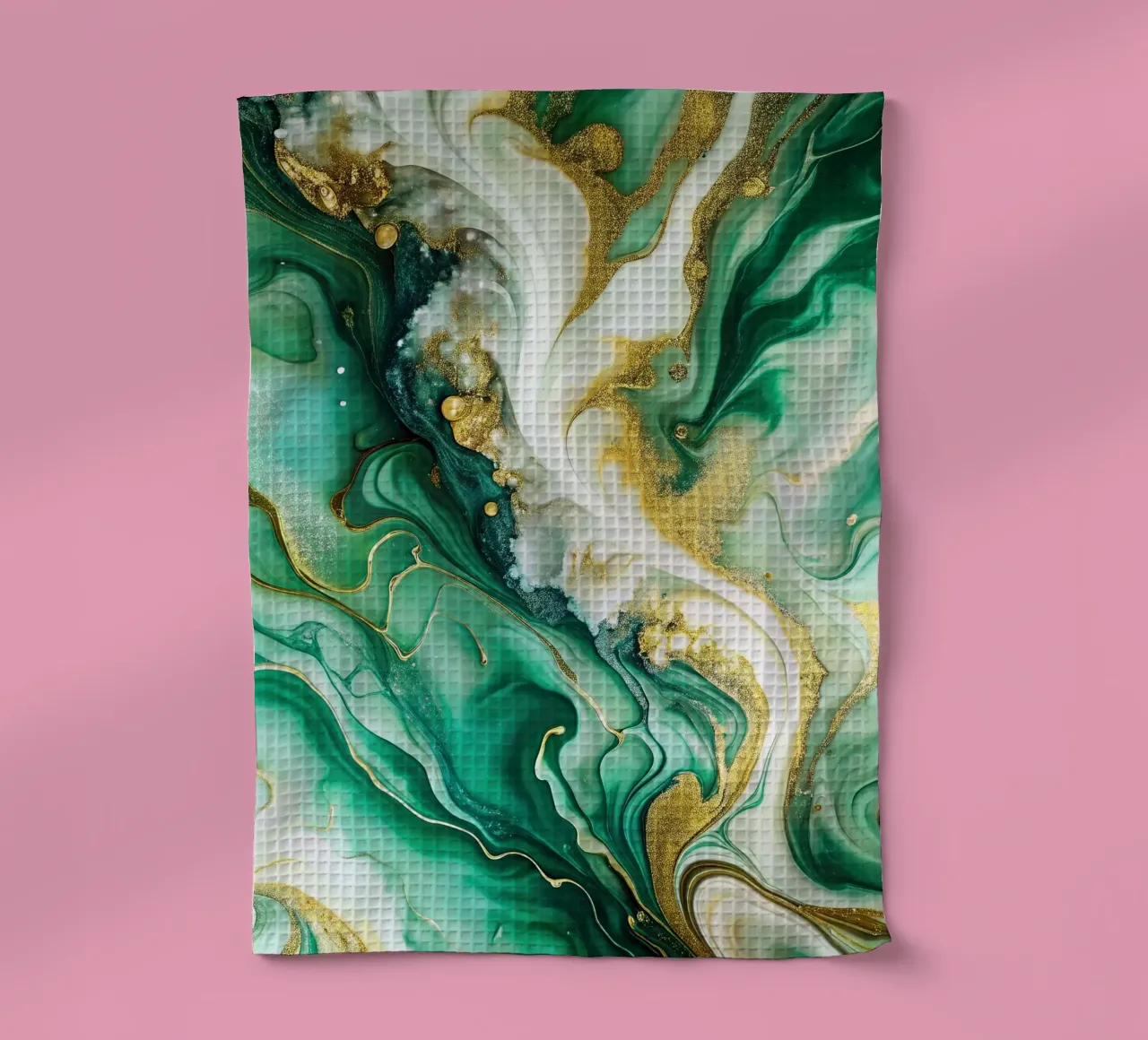 Fluide blanc et vert de jais torchon de 🎁 NOBELART