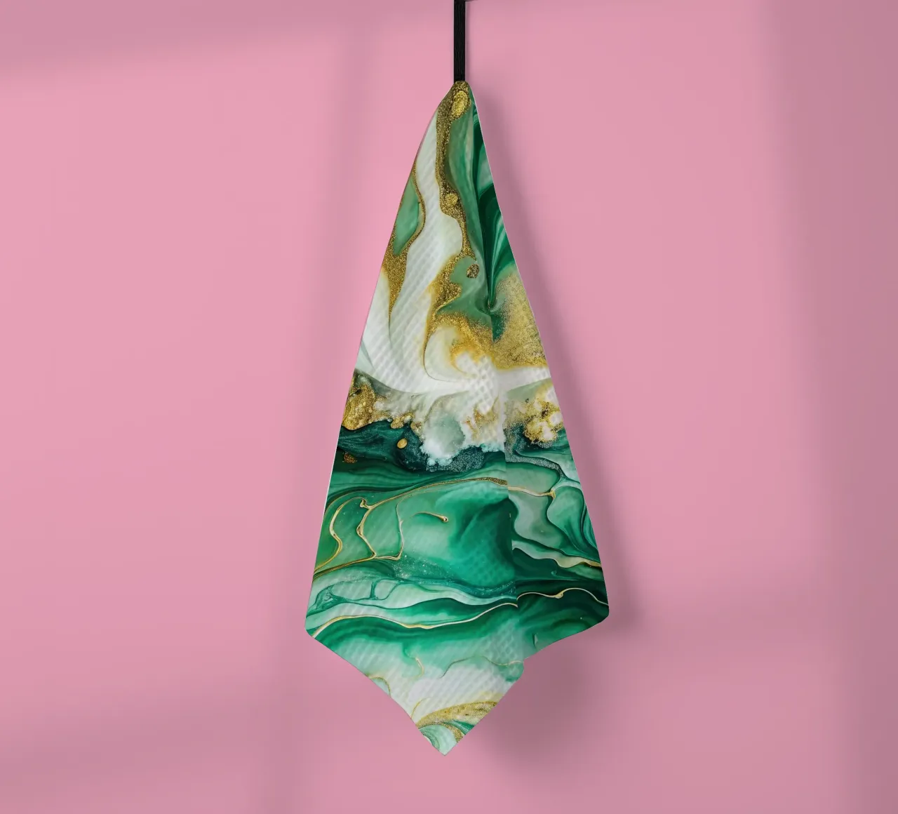 Fluide blanc et vert de jais torchon de 🎁 NOBELART