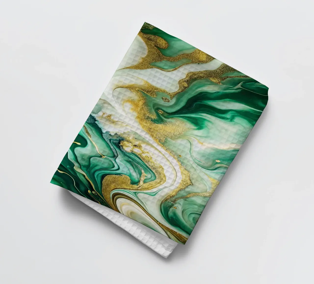 Fluide blanc et vert de jais torchon de 🎁 NOBELART