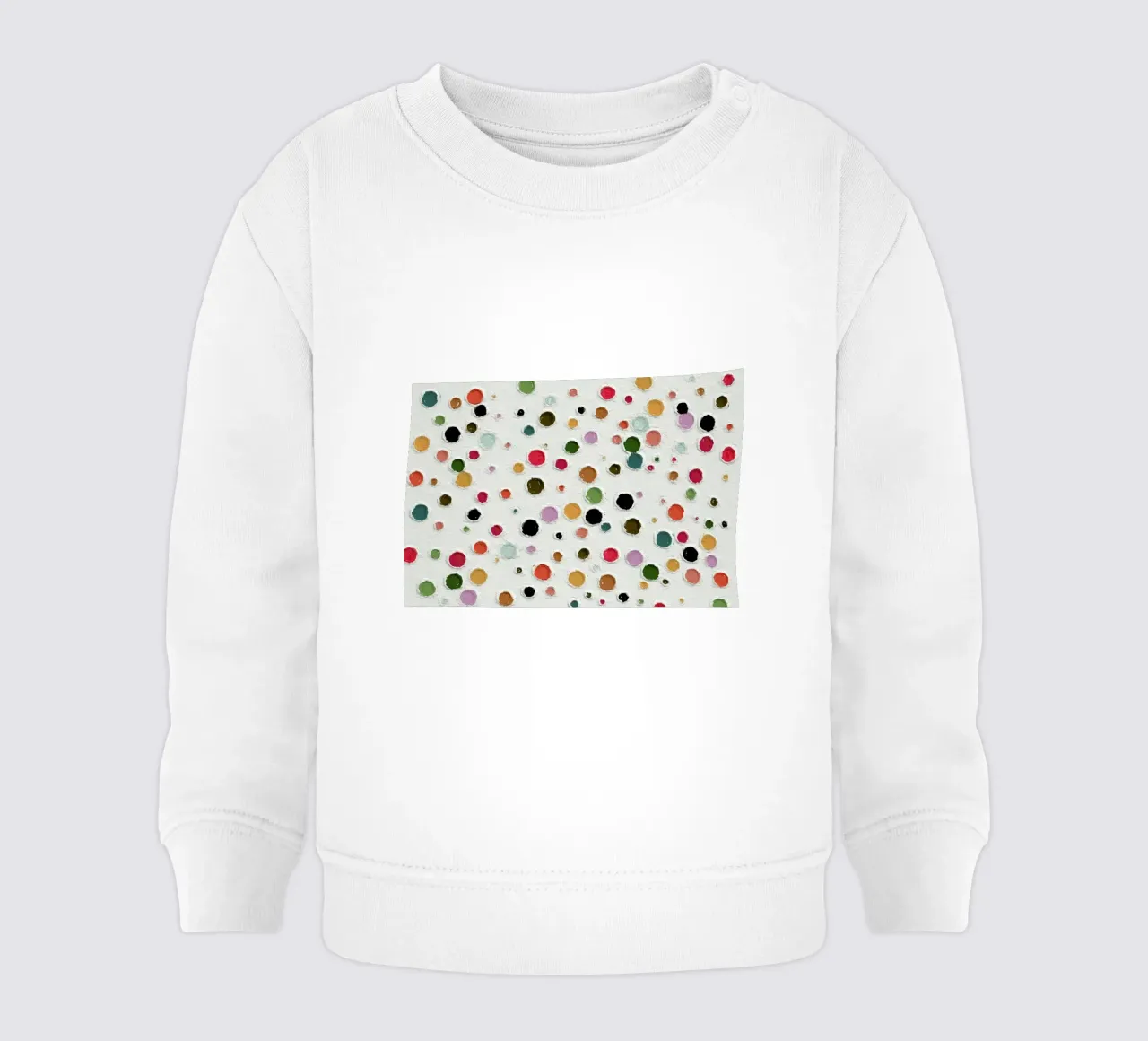 Color Dots baby sweatshirt by In Full Color