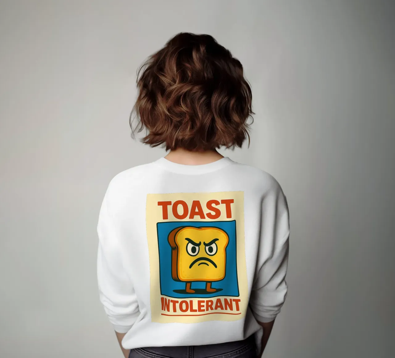 toast intollerante divertente felpa da Plumpz