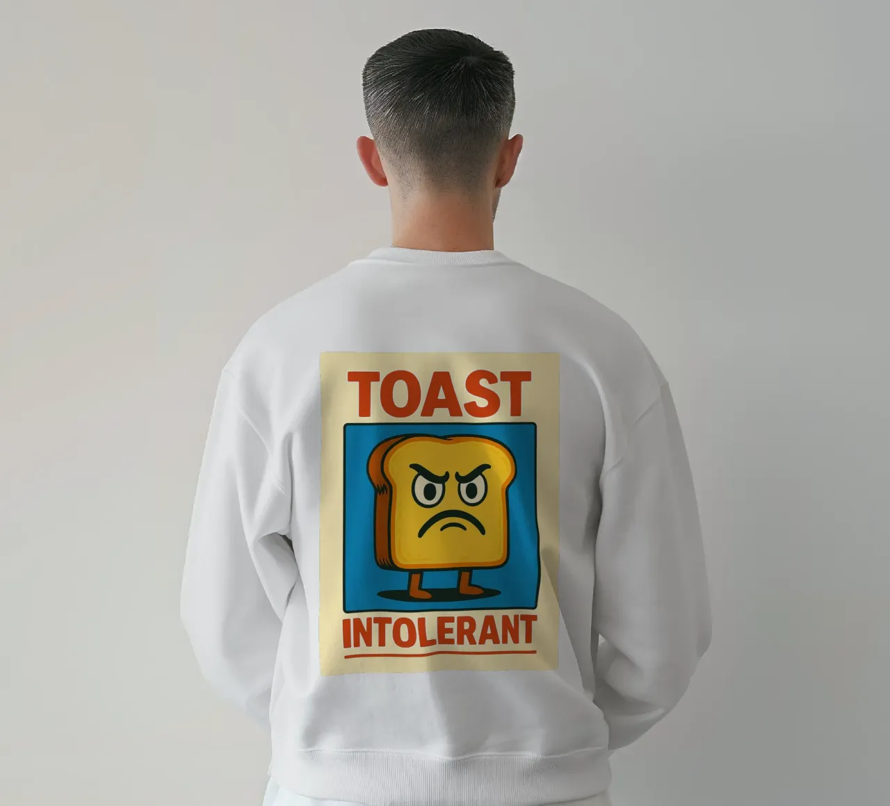 toast intollerante divertente felpa da Plumpz
