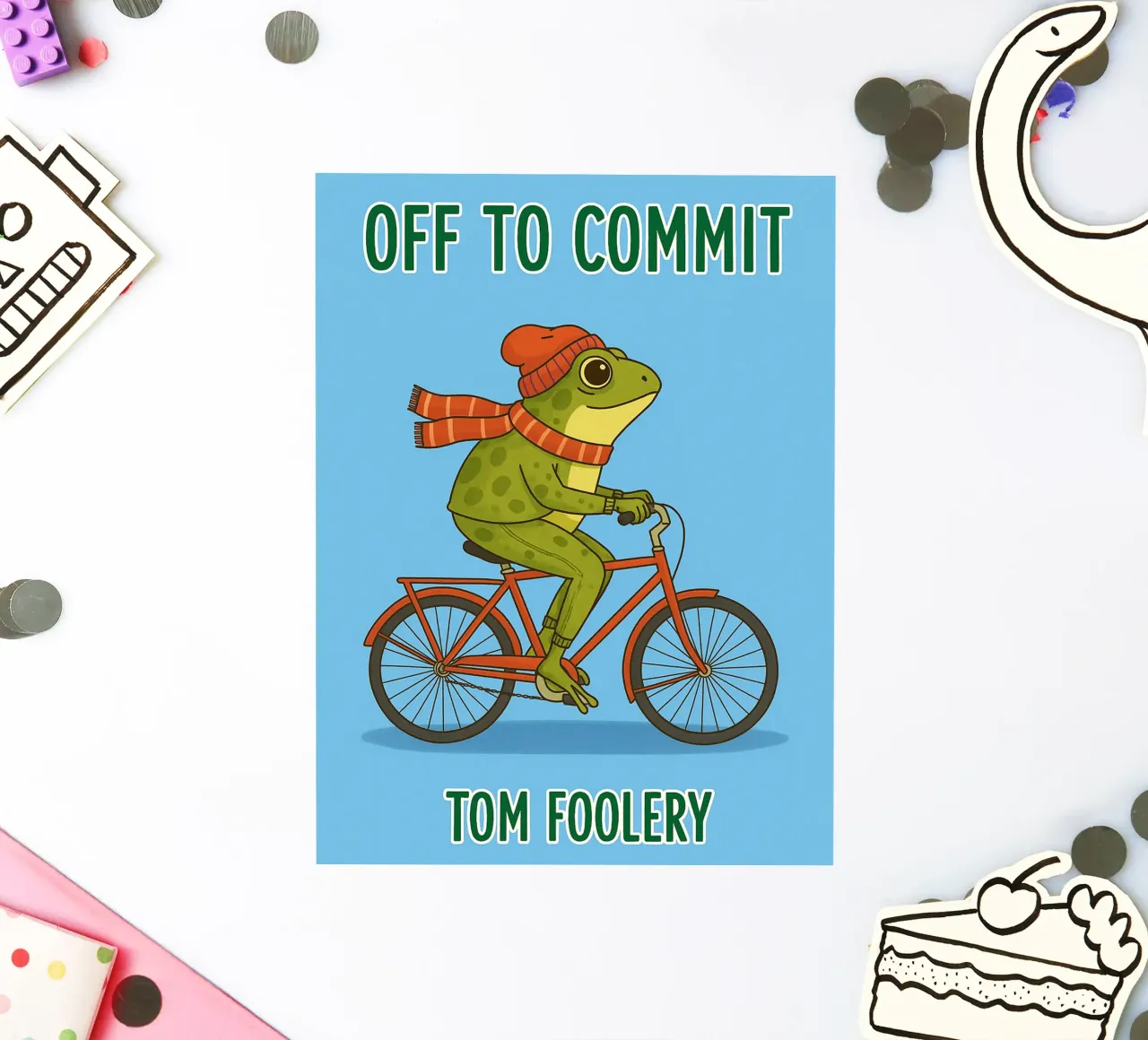 off to commit funny frog sticker by Plumpz