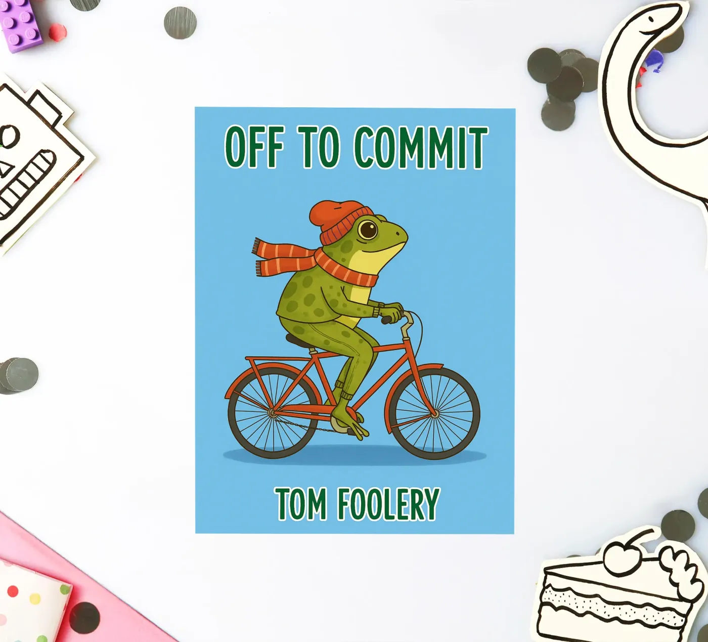 off to commit funny frog sticker by Plumpz