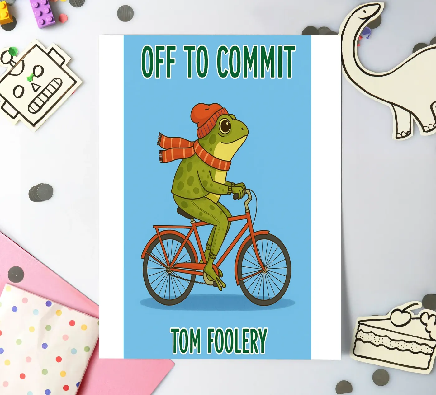 off to commit funny frog sticker sheet by Plumpz