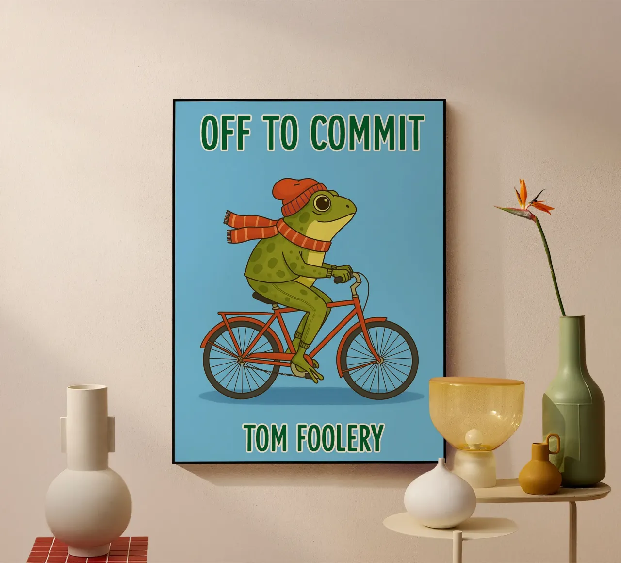 off to commit funny frog plexiglas de Plumpz