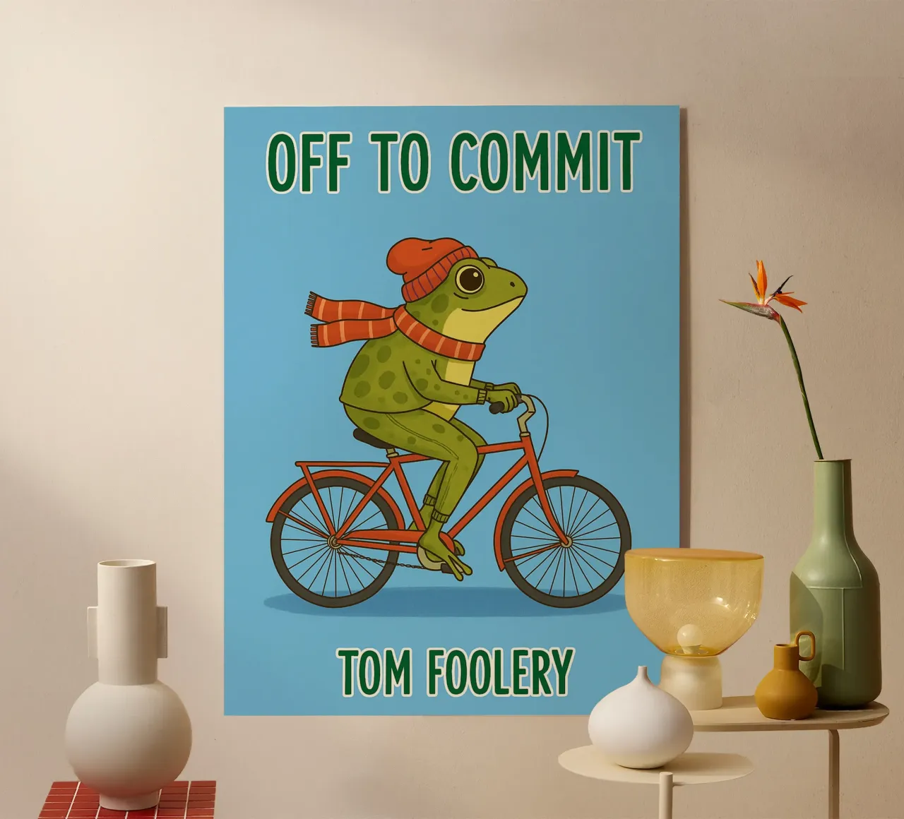 off to commit funny frog plexiglas de Plumpz