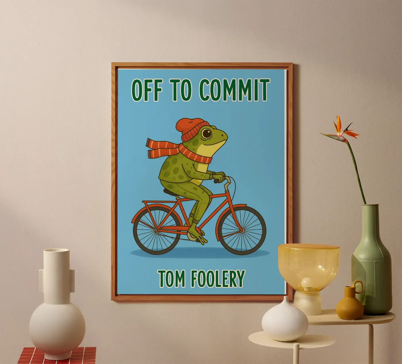 off to commit funny frog forex plate by Plumpz