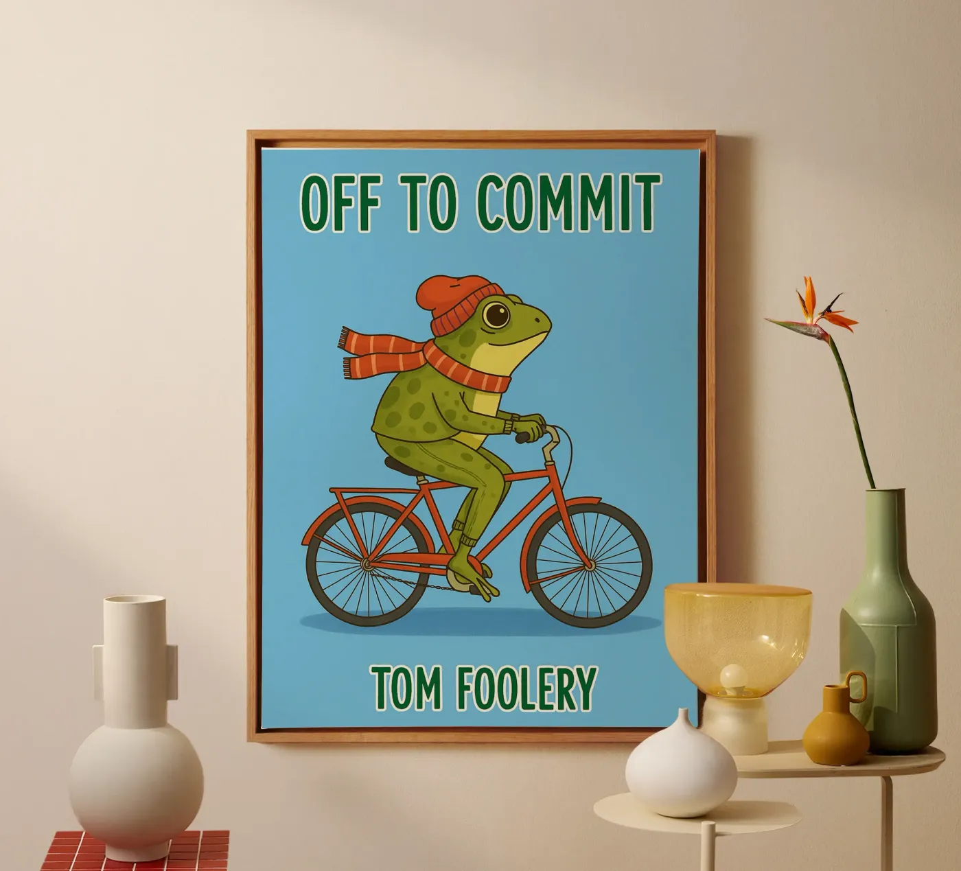 off to commit funny frog tela da Plumpz