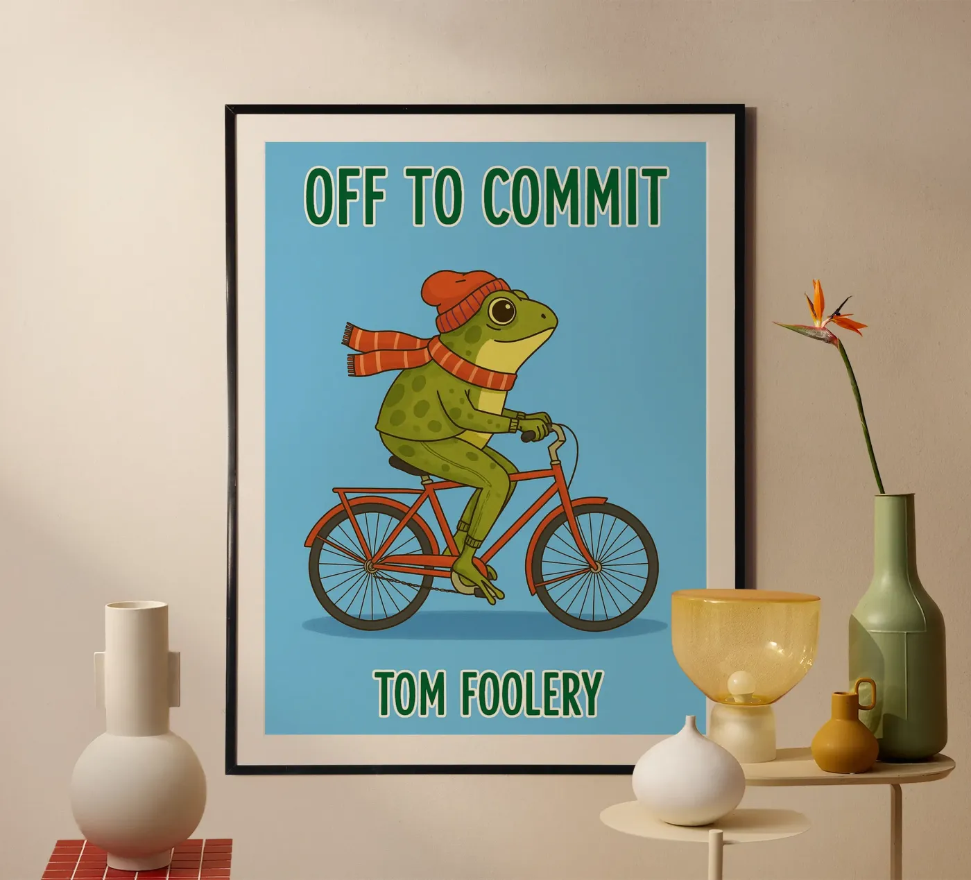 weg om grappige kikker te plegen poster van Plumpz