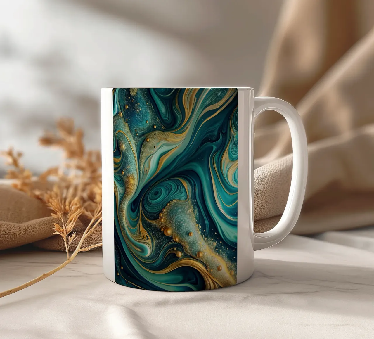 Fluido dinamico tazza in ceramica da 🎁 NOBELART