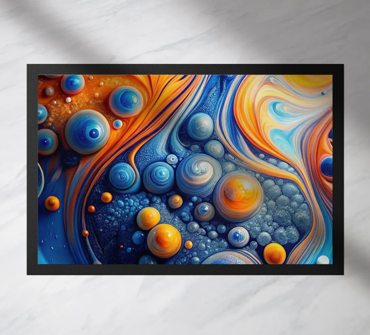 Dynamic Fluid doormat by 🎁 NOBELART