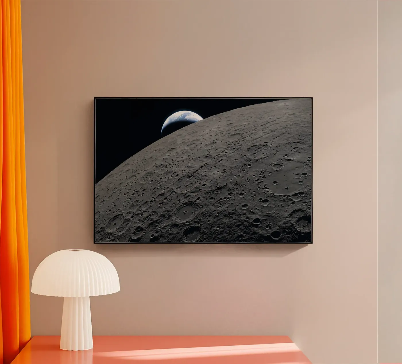 The far side of the Moon, Artemis mission 2026 Acryl-Glas von 🎁 NOBELART
