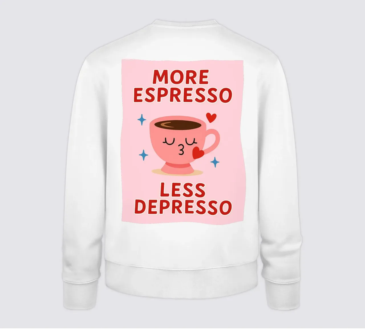 more espresso less depresso felpa da Plumpz