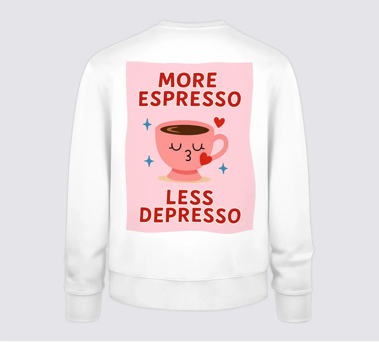 more espresso less depresso felpa da Plumpz