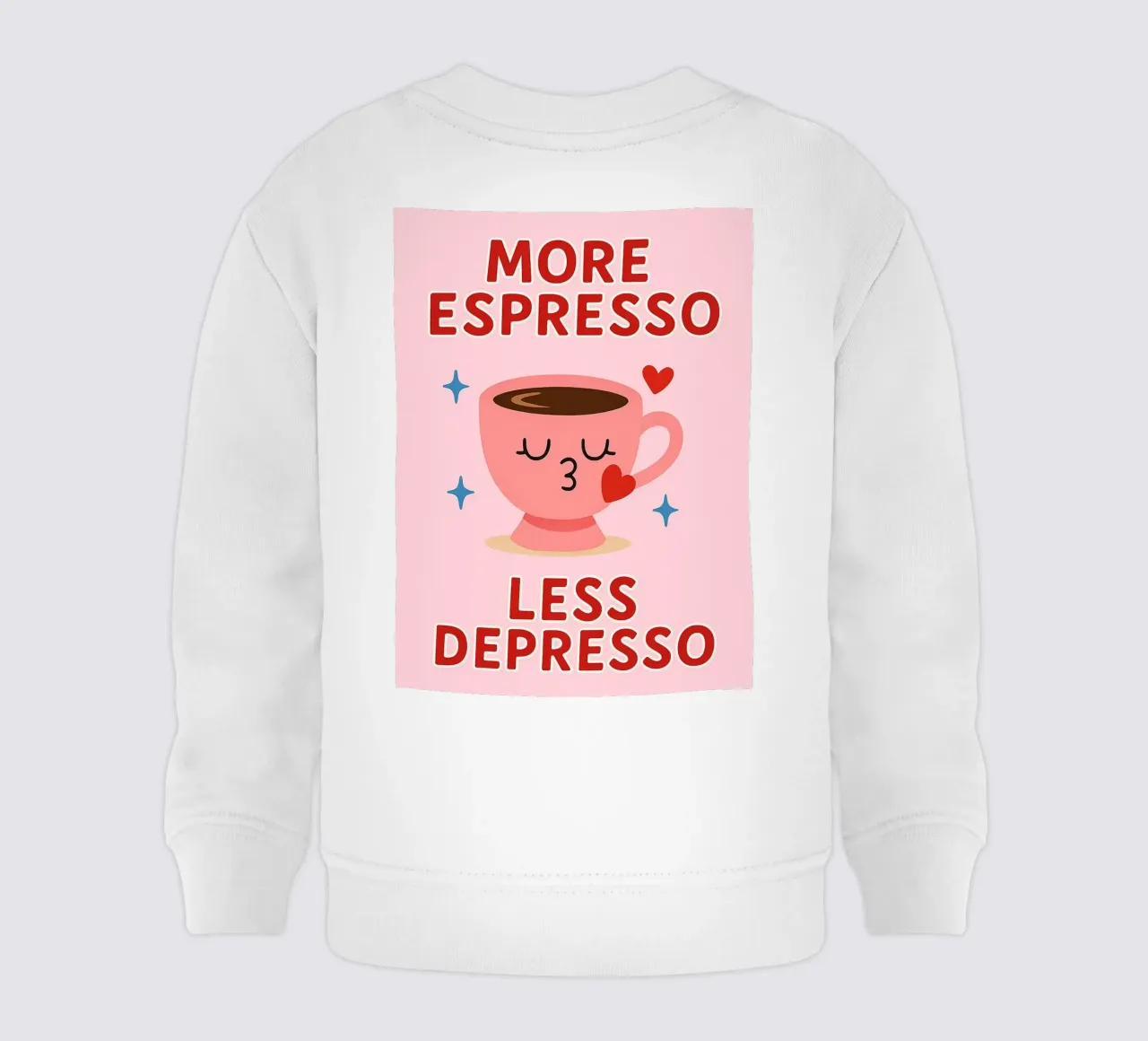 more espresso less depresso felpa neonato da Plumpz