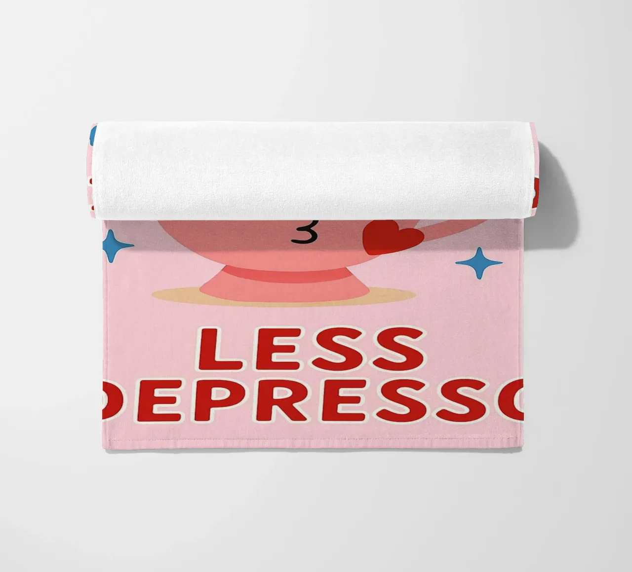 more espresso less depresso telo mare da Plumpz