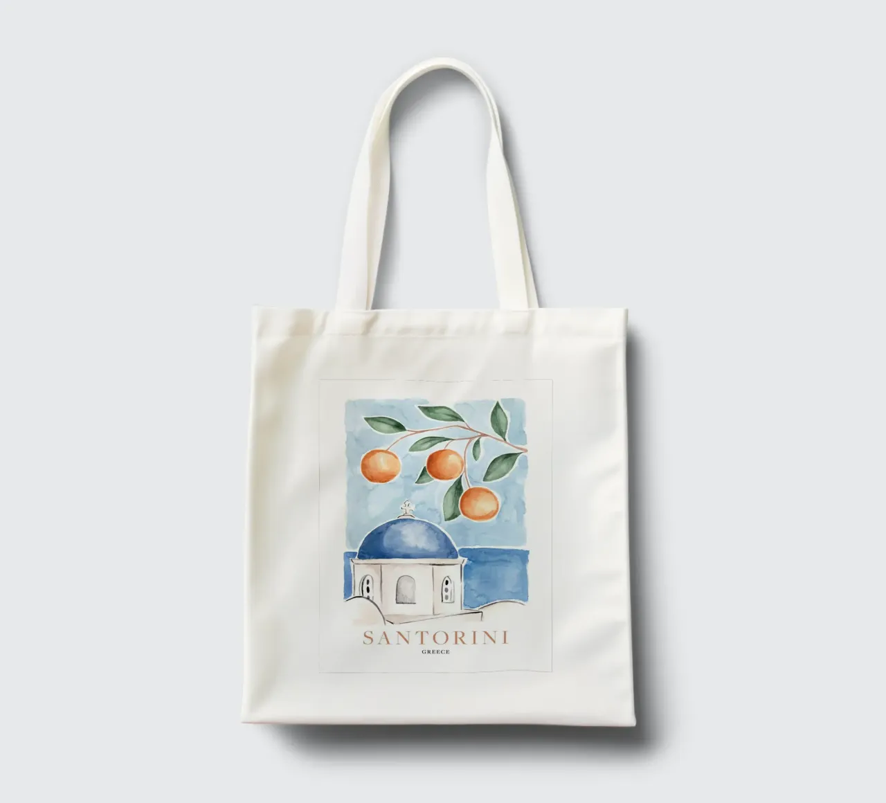 Santorini Oranges borsa in juta da TRaveler