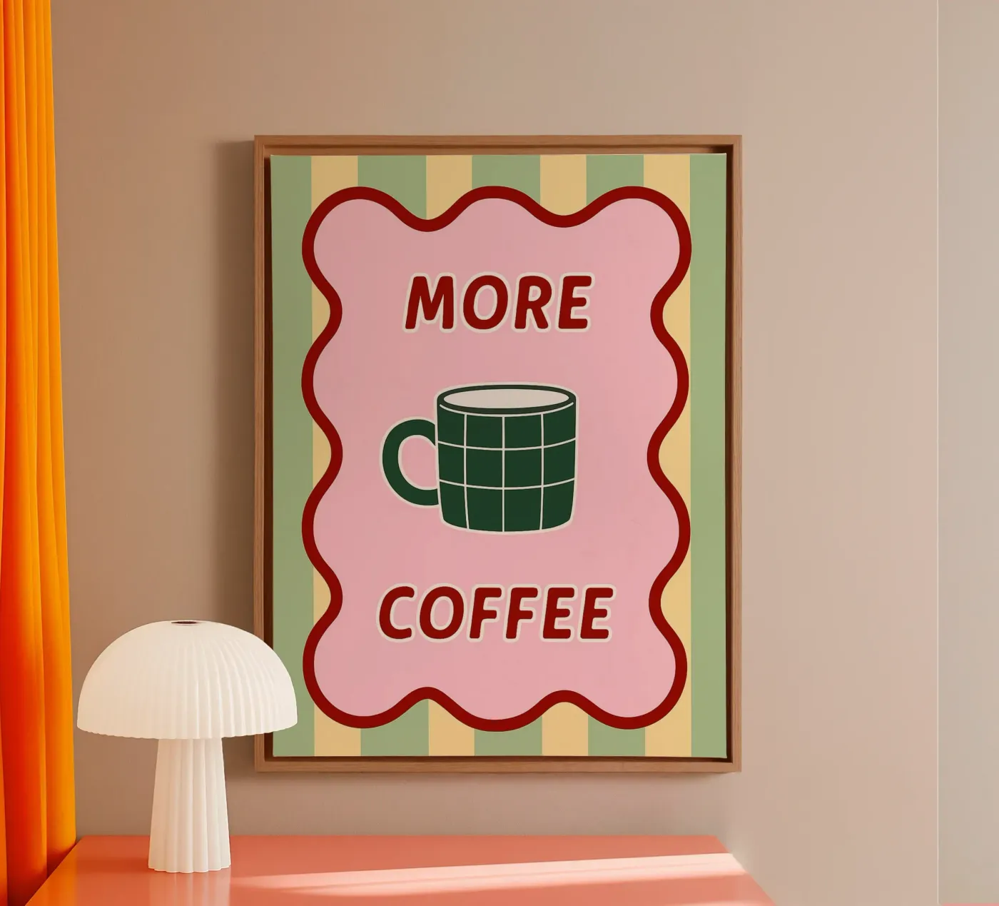 più caffè tela da Plumpz