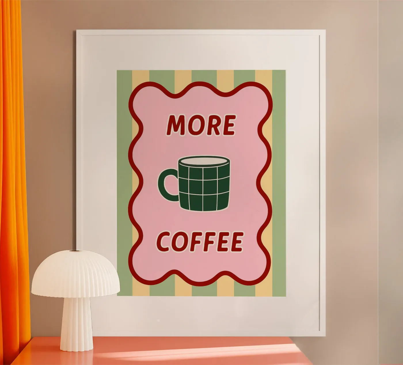 più caffè poster da Plumpz