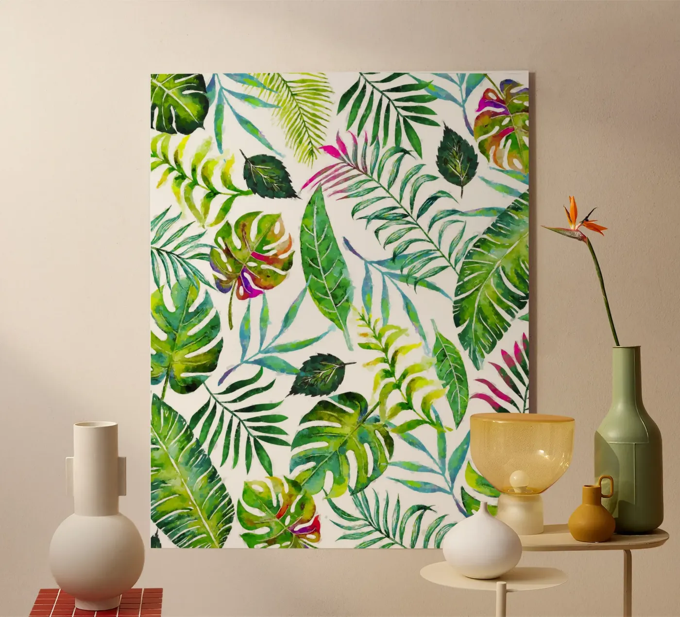 Flora tropicale plexiglass da 83oranges.com