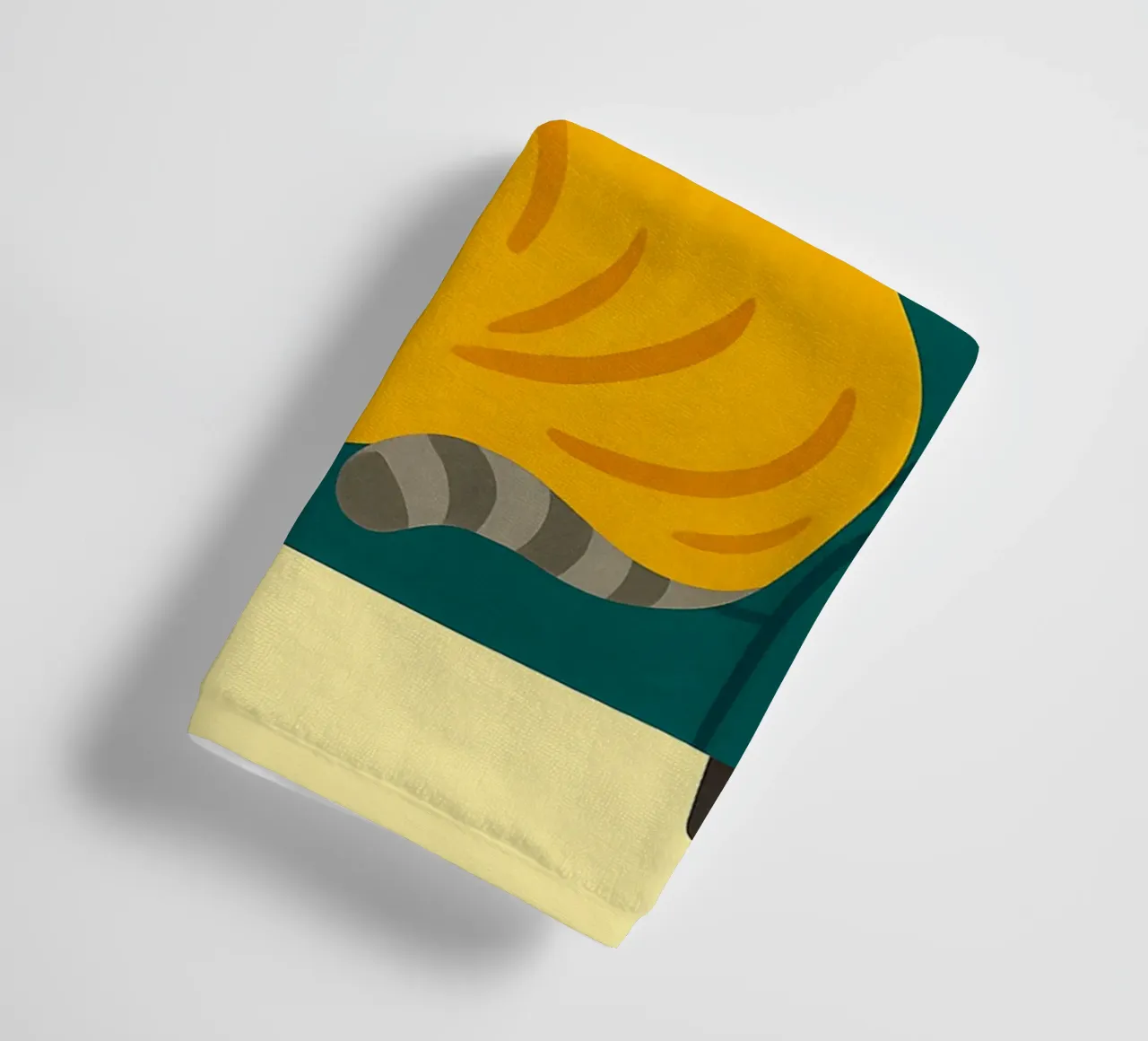 to cozy to move lazy cat towel by Avocadoz