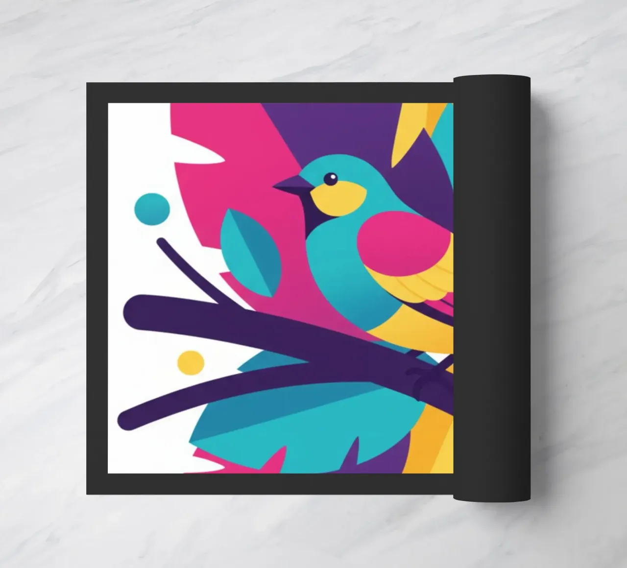 Flat art of bird #1 zerbino da Wild Life studio