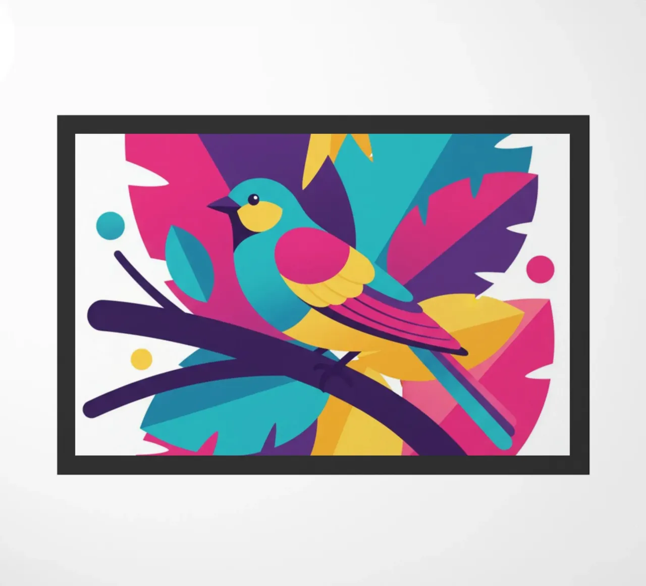 Flat art of bird #1 zerbino da Wild Life studio