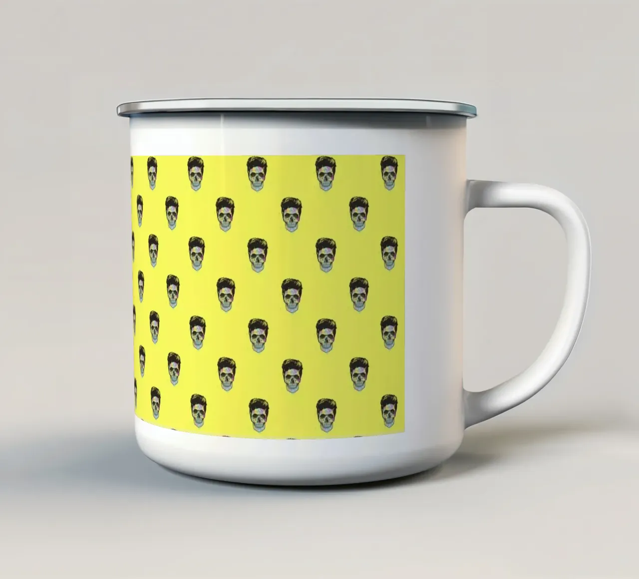 Color your death tazza in smalto da Balazs Solti