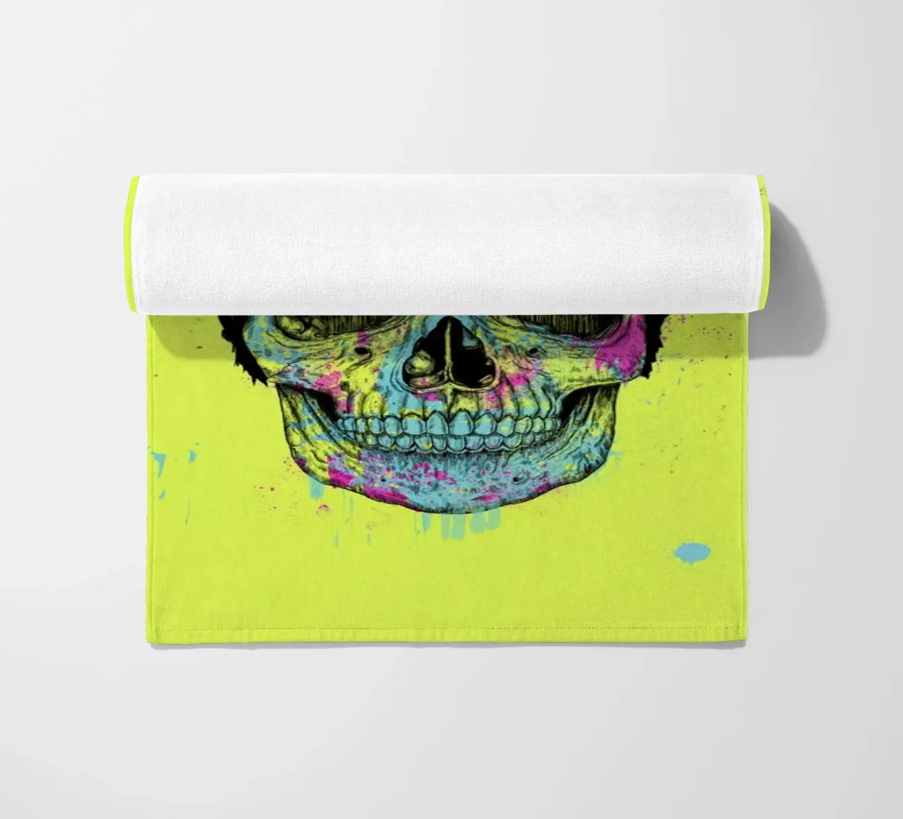 Color your death beach towel by Balazs Solti