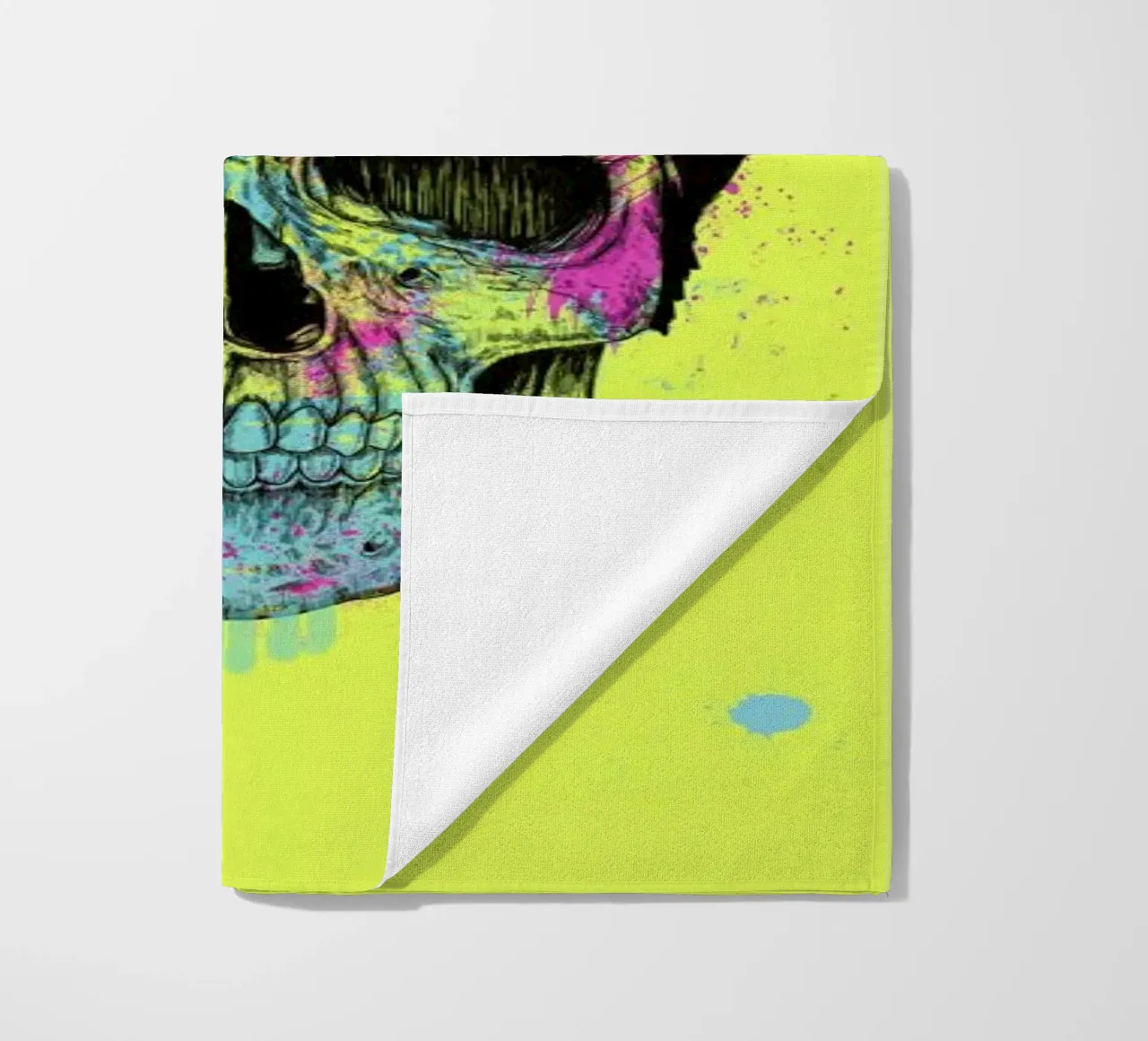 Color your death beach towel by Balazs Solti