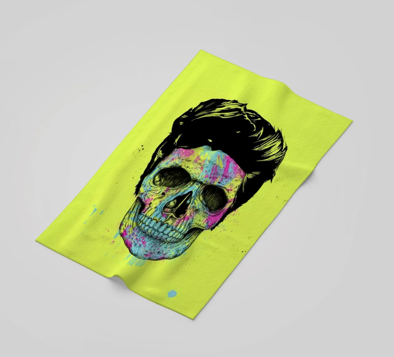Color your death beach towel by Balazs Solti