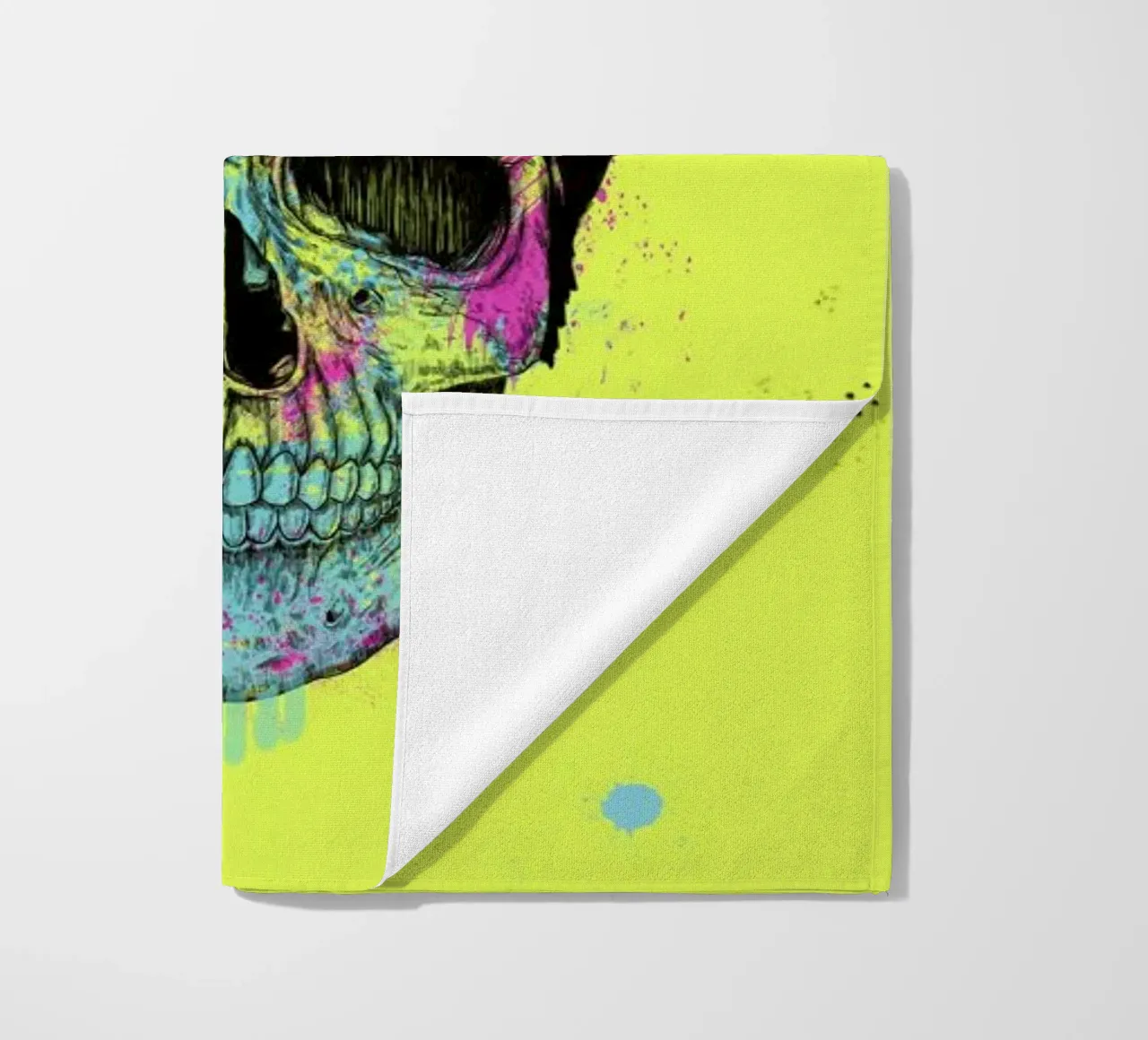Color your death beach towel by Balazs Solti