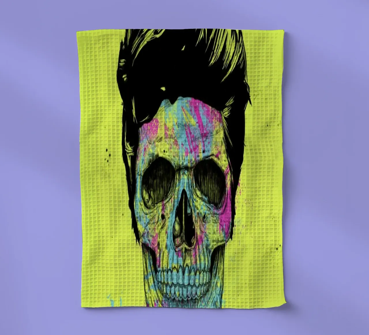 Color your death tea towel by Balazs Solti