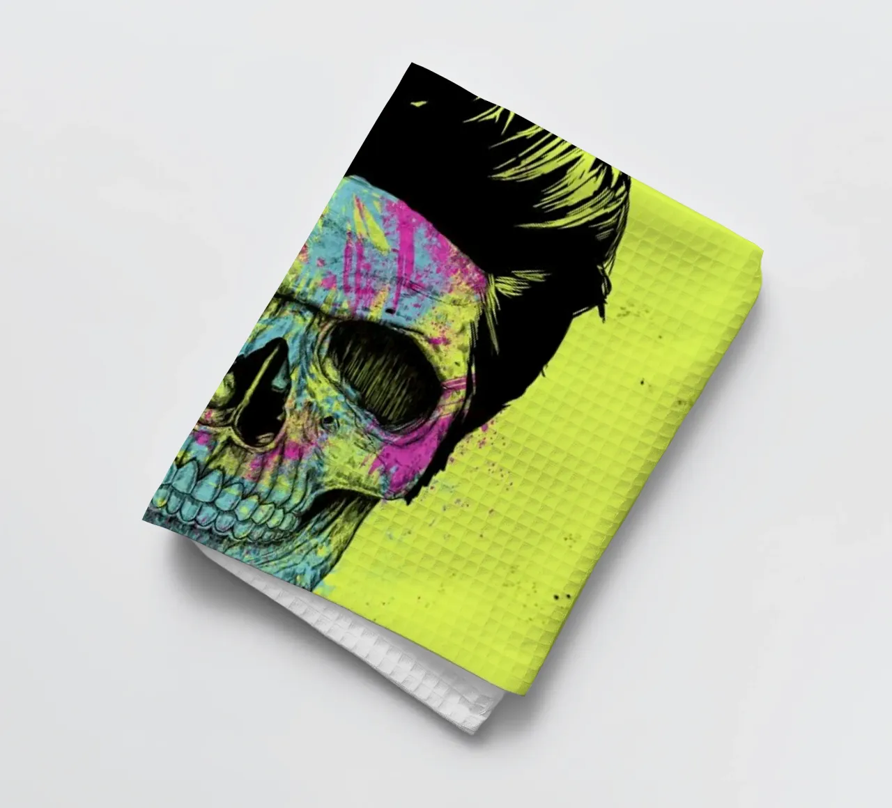 Color your death tea towel by Balazs Solti