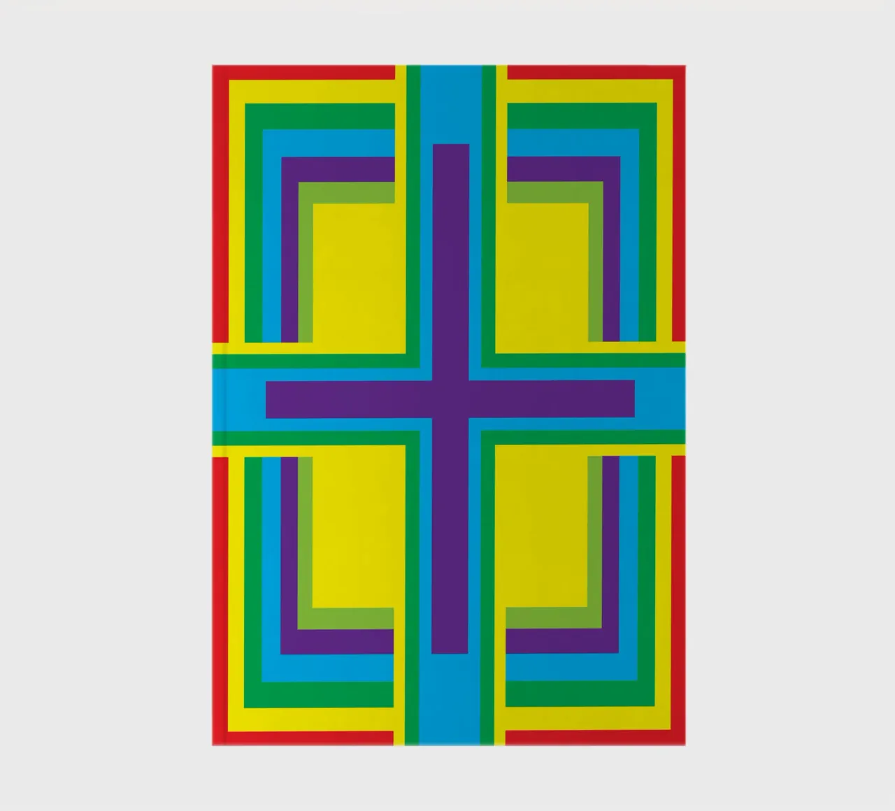 cross square abstract notebook by kaiyadunk