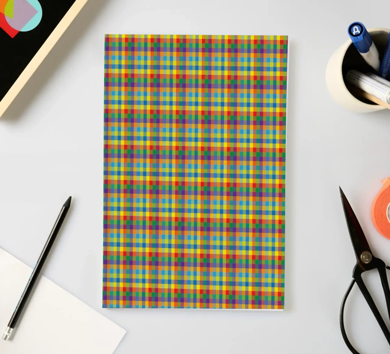 cross webbing mat colorful notebook by kaiyasii