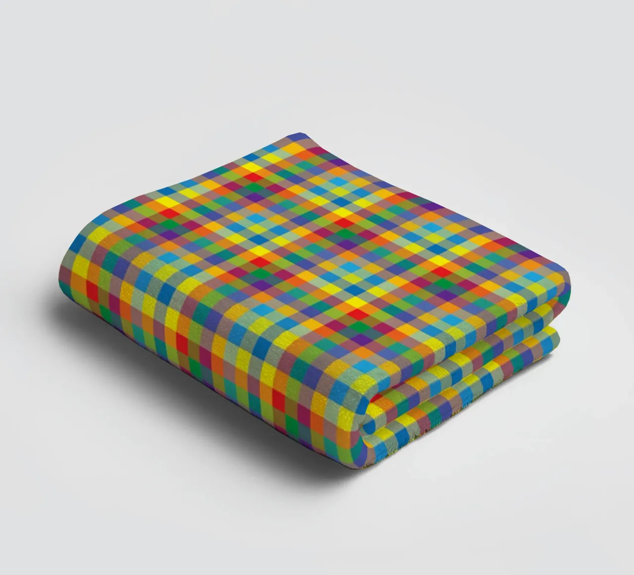 cross webbing mat colorful towel by kaiyasii